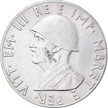 Coin, Albania, Vittorio Emanuele III, 2 Lek, 1939, Rome, EF(40-45), Stainless