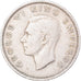 Moeda, Nova Zelândia, George VI, Shilling, 1947, EF(40-45), Cobre-níquel