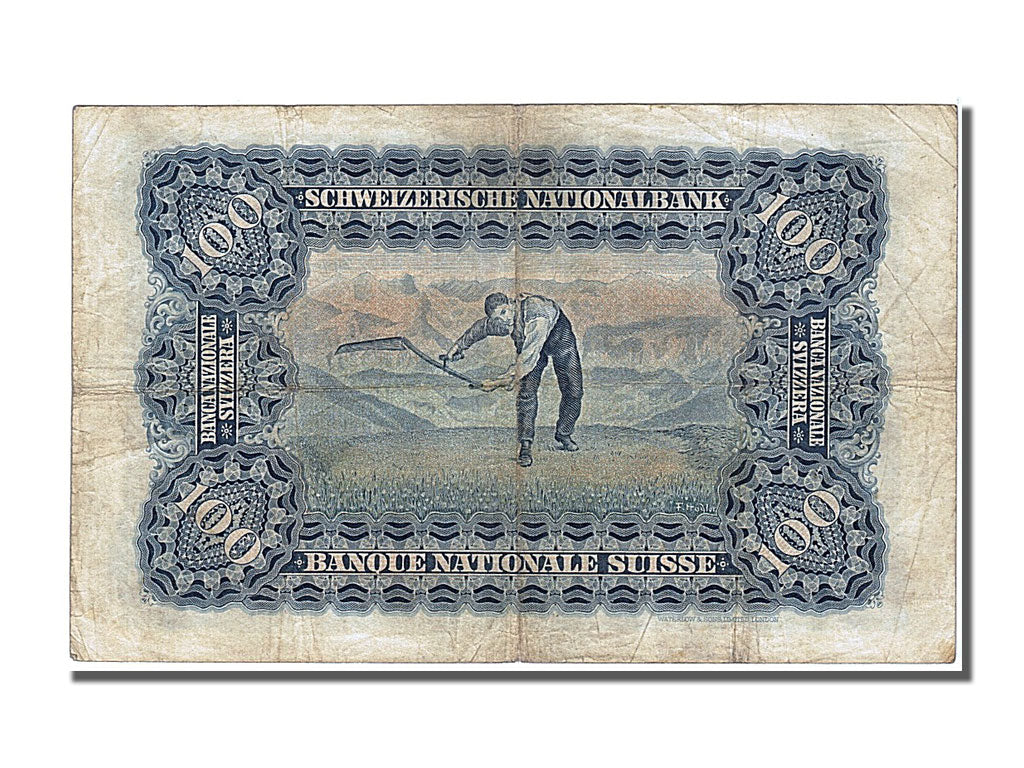 Banknote, Switzerland, 100 Franken, 1920, 1920-08-01, EF(40-45)
