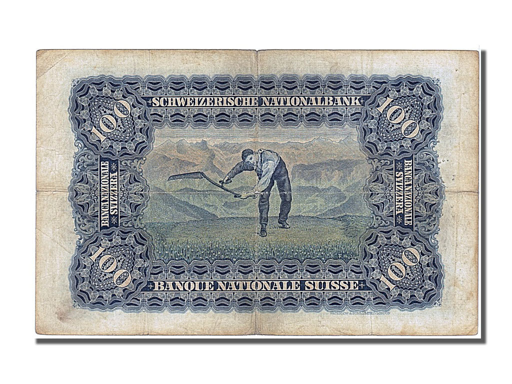 Suisse, 100 Francs type 1921-28