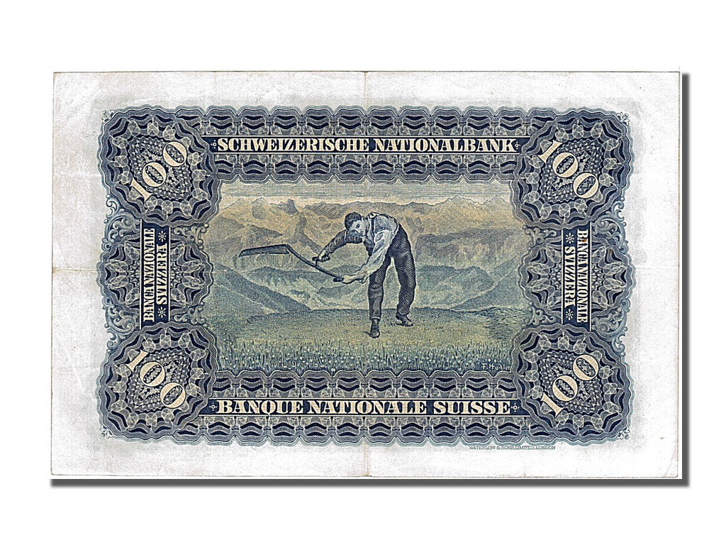 Suisse, 100 Francs type 1921-28
