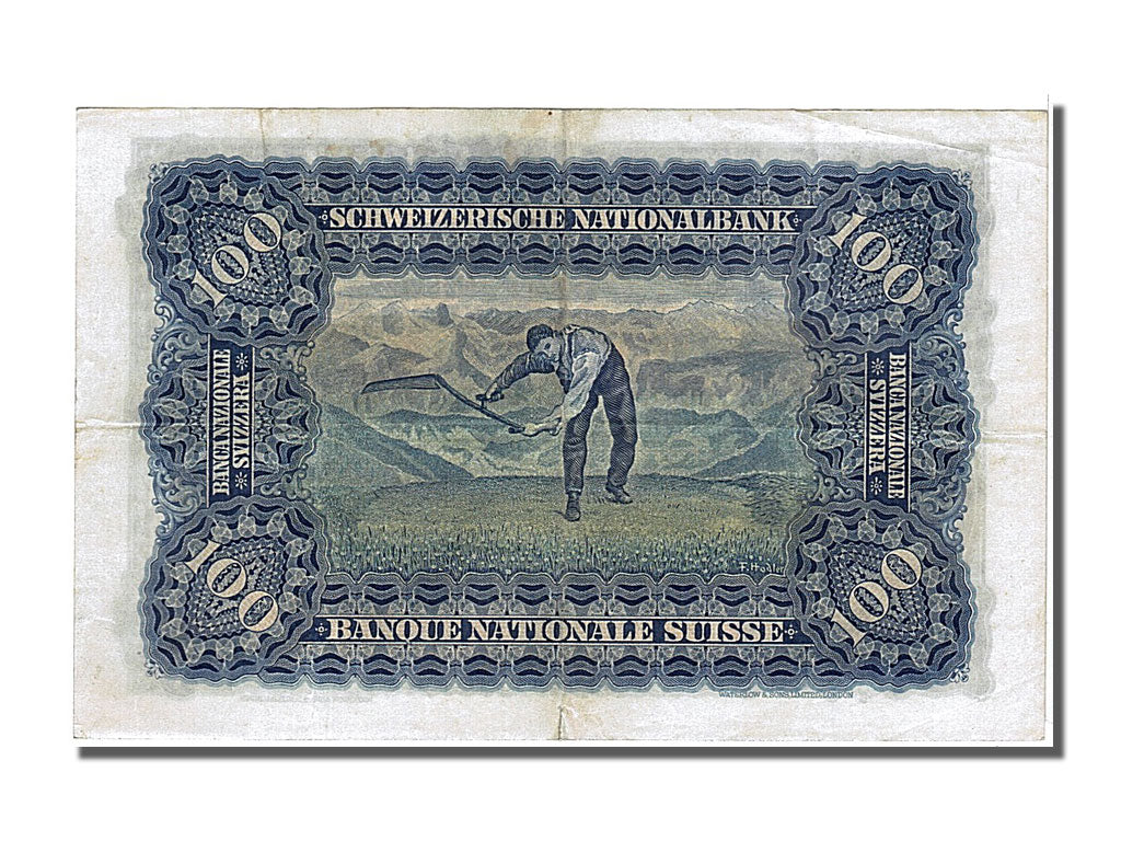 Switzerland, 100 Franken, 1940, KM #35m, 1940-02-15, EF(40-45), 9W