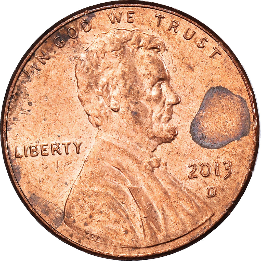 Coin, United States, Lincoln - Shield Reverse, Cent, 2013, U.S. Mint, Denver