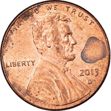 Coin, United States, Lincoln - Shield Reverse, Cent, 2013, U.S. Mint, Denver
