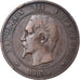 Moneda, Francia, Napoleon III, Napoléon III, 10 Centimes, 1854, Marseille, BC+