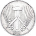 Monnaie, République démocratique allemande, 5 Pfennig, 1952, Muldenhütten