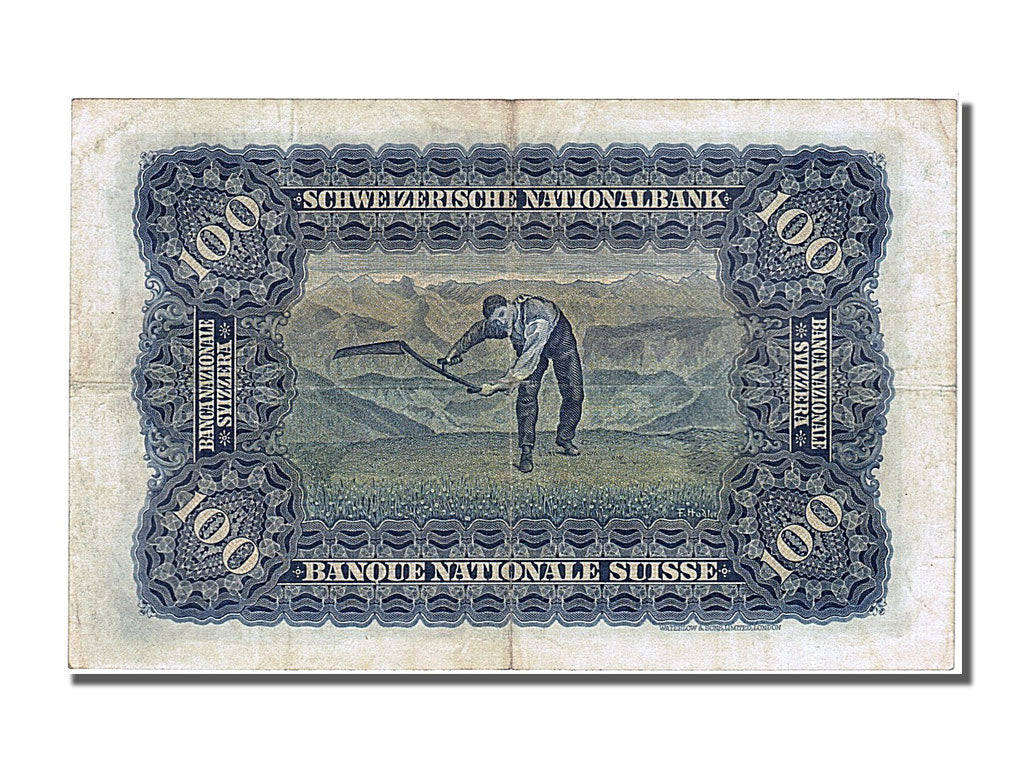 Suisse, 100 Francs type 1921-28