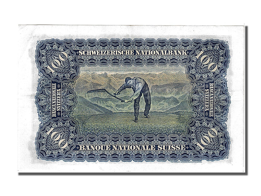 Banknote, Switzerland, 100 Franken, 1946, 1946-08-31, AU(55-58)