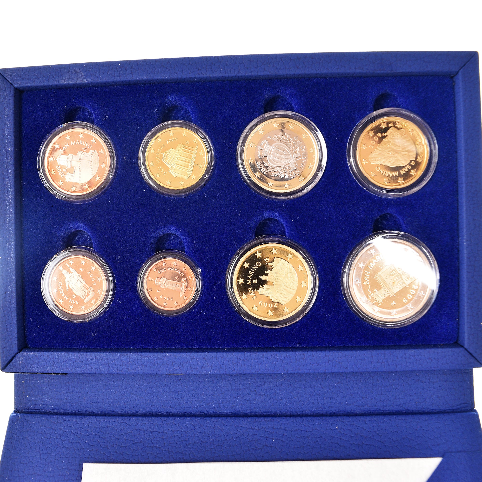 San Marino, Set, 2009, Rome, Set 8 Monnaies Euro BE., FDC, Sin información