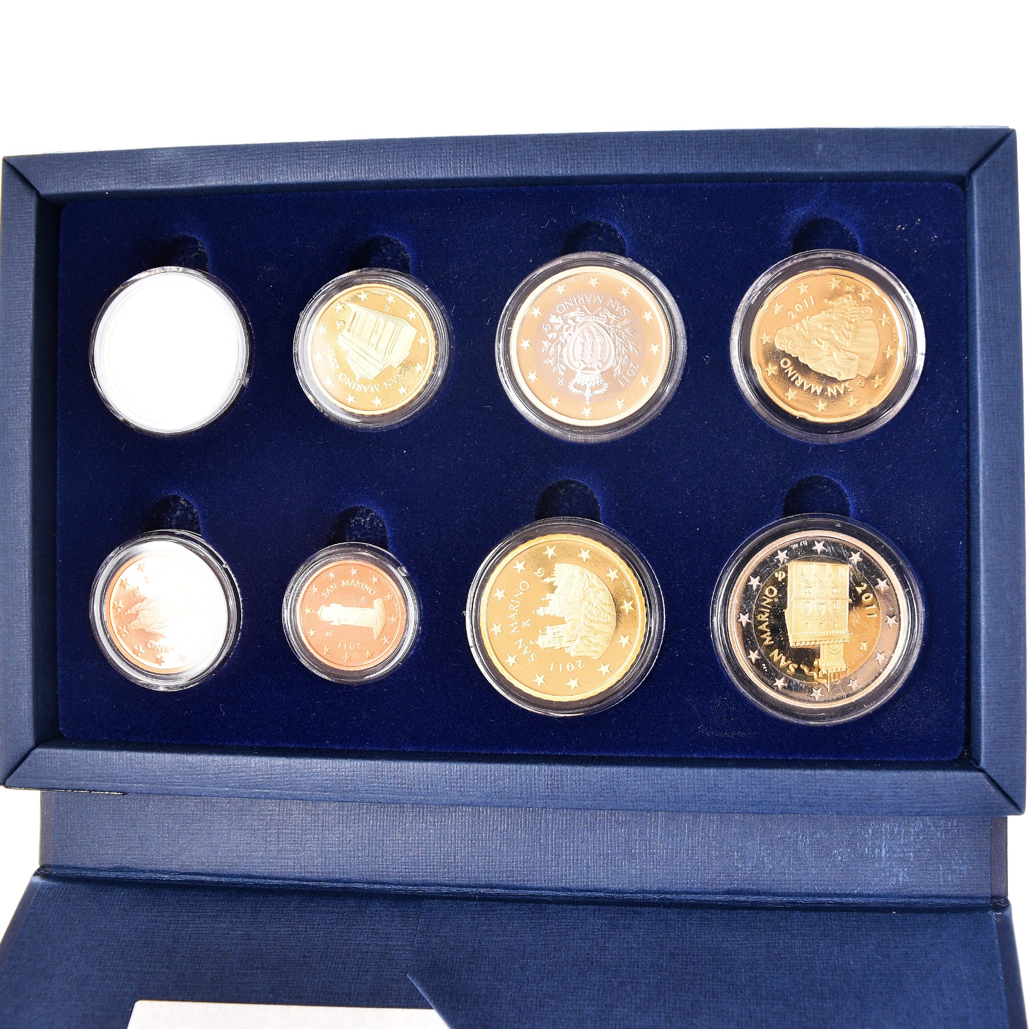 Coin, San Marino, Set, 2011, Rome, Set 8 Monnaies Euro BE., MS(65-70)