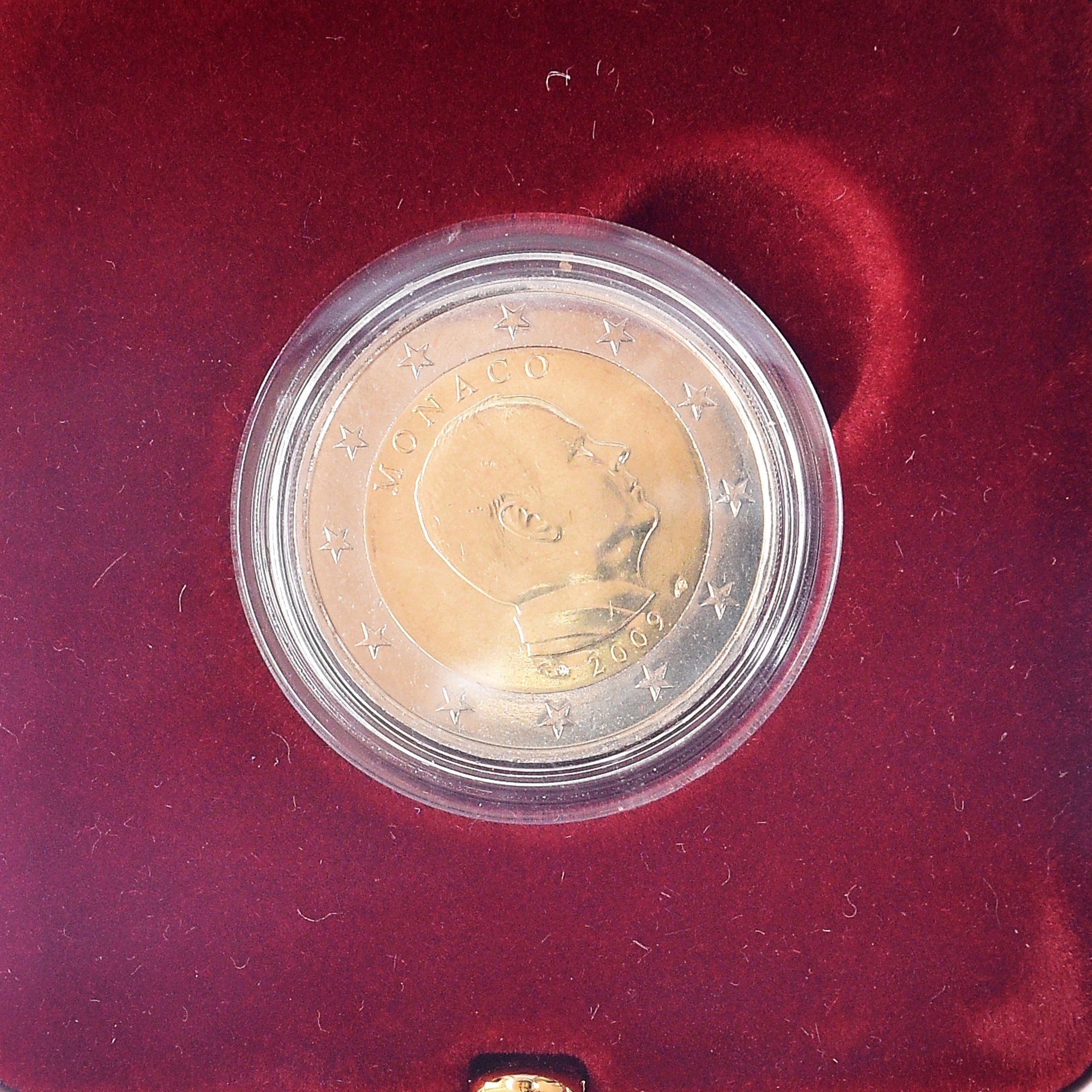 Monaco, 2 Euro, Prince Albert II, 2009, MS(65-70), Bi-Metallic, KM:195