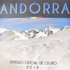 Andorra, Set, 2014, Set 8 Monnaies euro BU., FDC, Sin información