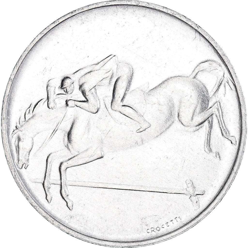 Coin, San Marino, 10 Lire, 1980, Rome, MS(63), Aluminum, KM:105
