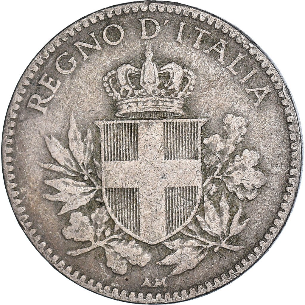 Coin, Italy, Vittorio Emanuele III, 20 Centesimi, 1918, Rome, VF(30-35)