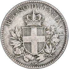 Coin, Italy, Vittorio Emanuele III, 20 Centesimi, 1918, Rome, VF(30-35)