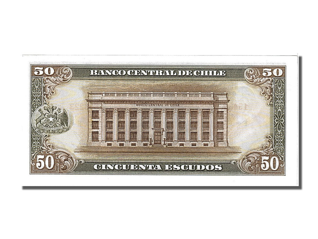Banknot, Chile, 50 Escudos, 1962, UNC(65-70)