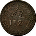 Moneda, Francia, 30 Sous, 1820, Aniche, MBC, Bronce
