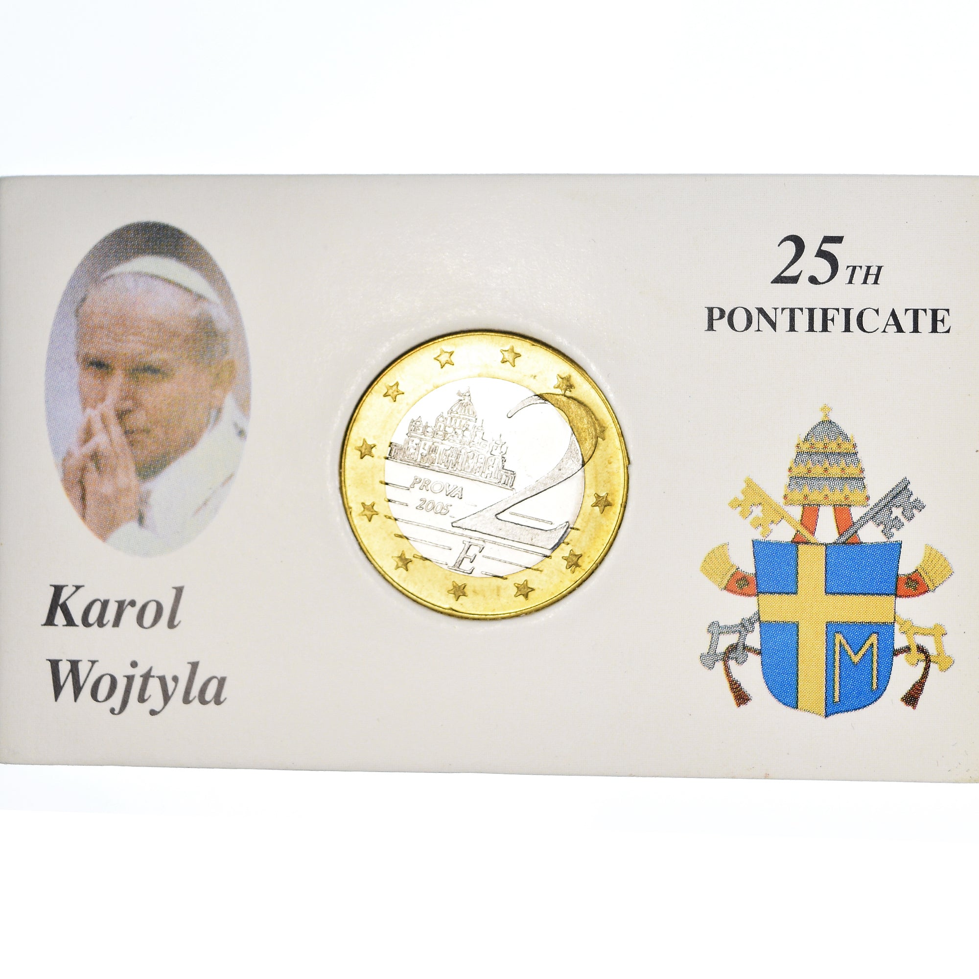 Vatican, 2 Euro, 2005, unofficial private coin, MS(65-70), Bi-Metallic