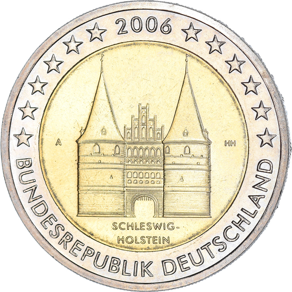 GERMANY - FEDERAL REPUBLIC, 2 Euro, 2006, Berlin, MS(63), Bi-Metallic, KM:253