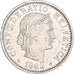 Moneda, Suiza, 20 Rappen, 1982, Bern, BE, MBC, Cobre - níquel, KM:29a