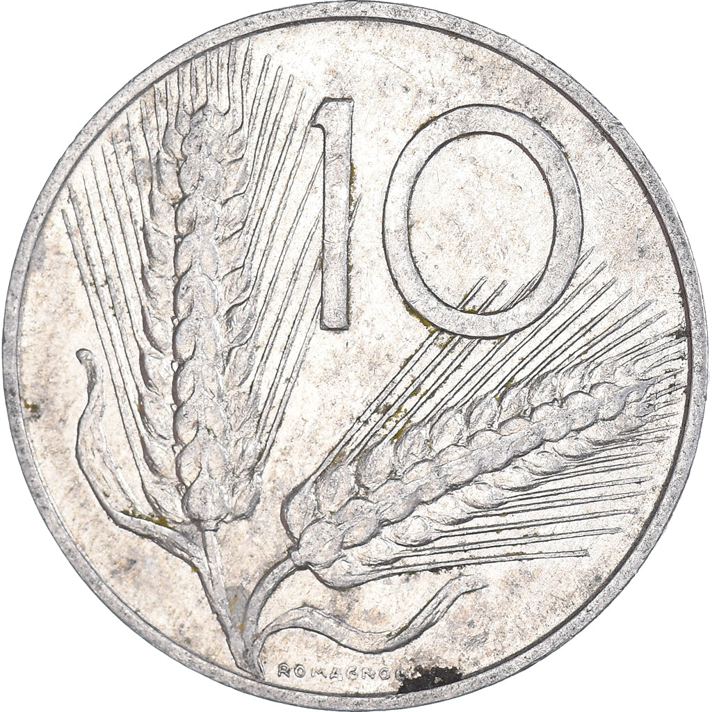 Munten, Italië, 10 Lire, 1978, Rome, FR, Aluminium, KM:93