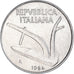 Moneta, Włochy, 10 Lire, 1984, Rome, AU(50-53), Aluminium, KM:93