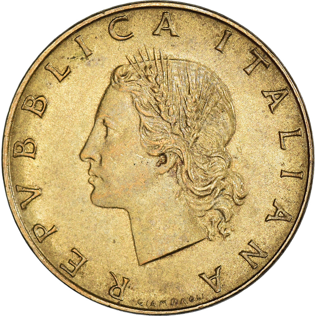 Coin, Italy, 20 Lire, 1979, Rome, AU(50-53), Bronzital, KM:97.2