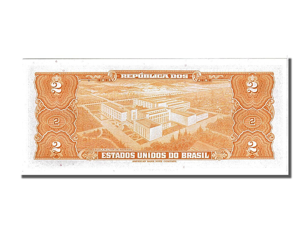 Brazil, 2 Cruzeiros, 1954, KM #151b, UNC(65-70), 044656