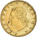 Coin, Italy, 20 Lire, 1981, Rome, VF(20-25), Aluminum-Bronze, KM:97.2