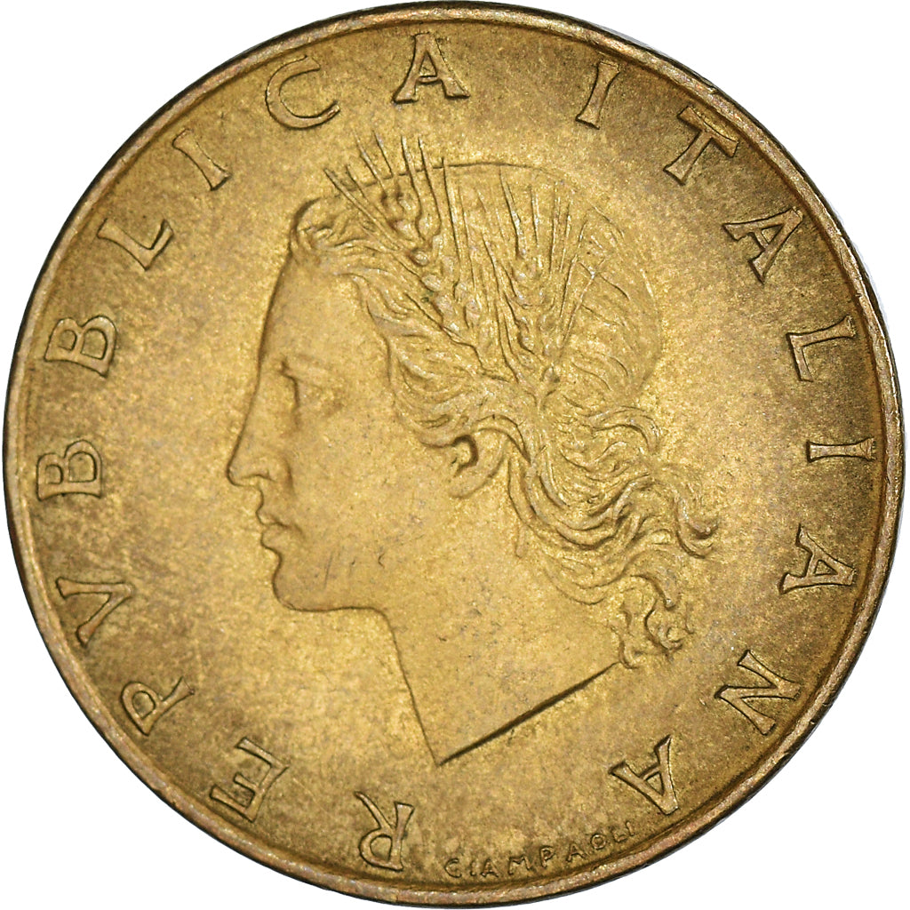 Coin, Italy, 20 Lire, 1981, Rome, EF(40-45), Aluminum-Bronze, KM:97.2
