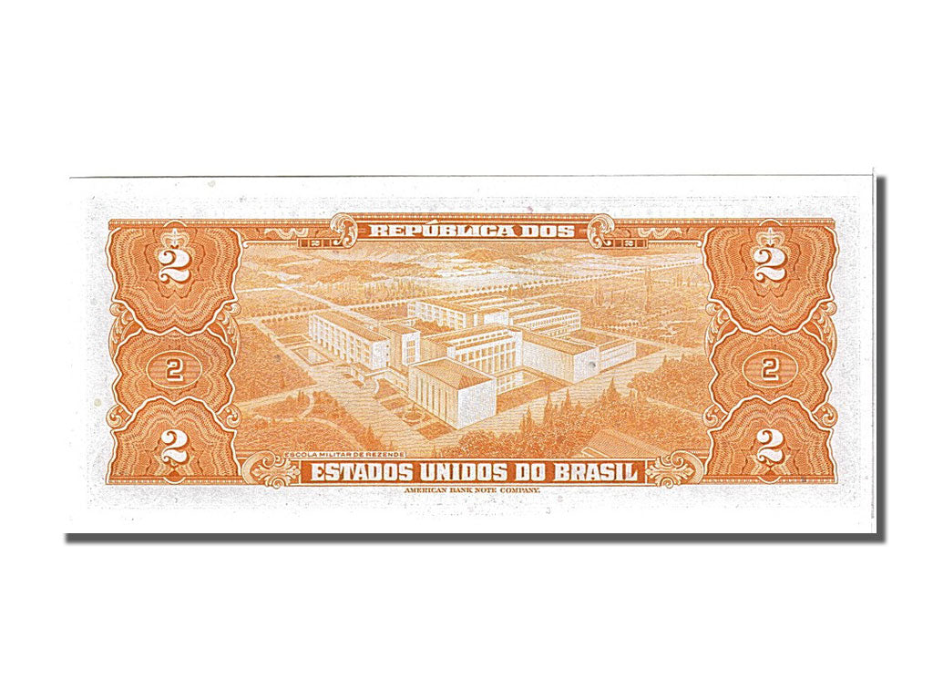 Brazil, 2 Cruzeiros, 1954, KM #151b, UNC(65-70), 044655