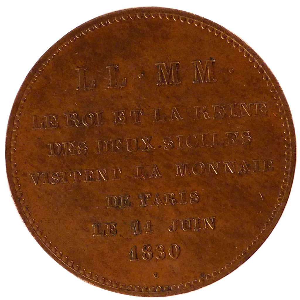 FRANCE, 5 Francs, 1830, Paris, AU(55-58), Bronze, Gadoury #648d, 21.71