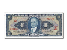 Biljet, Brazilië, 10 Cruzeiros, 1961, NIEUW