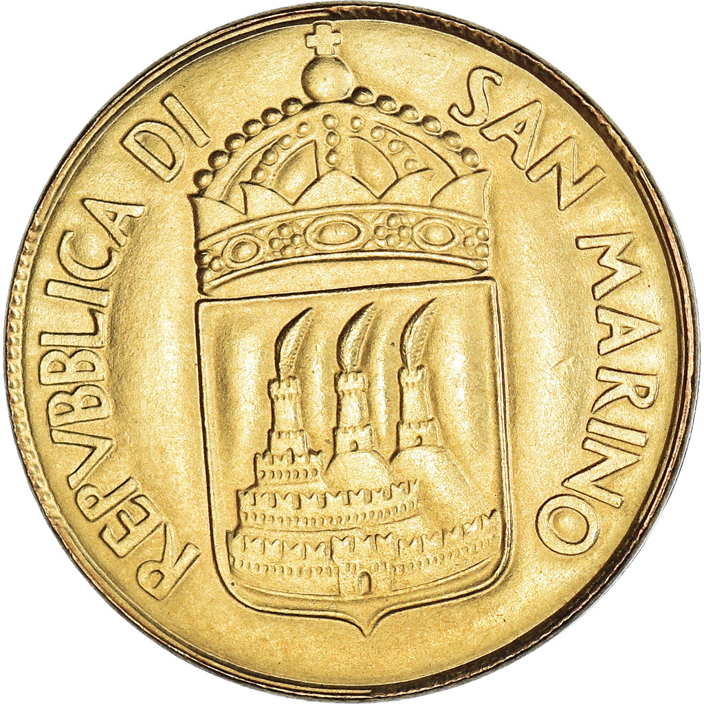 Monnaie, Saint Marin , 20 Lire, 1973, FDC, SUP+, Bronze-Aluminium, KM:26