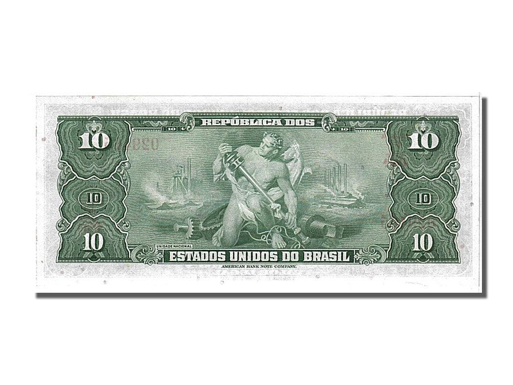Brazil, 10 Cruzeiros, 1961, KM #167a, UNC(65-70), 029465