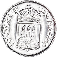 Coin, San Marino, 5 Lire, 1973, Rome, FDC, MS(64), Aluminum, KM:24
