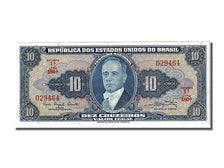 Banknote, Brazil, 10 Cruzeiros, 1961, UNC(65-70)
