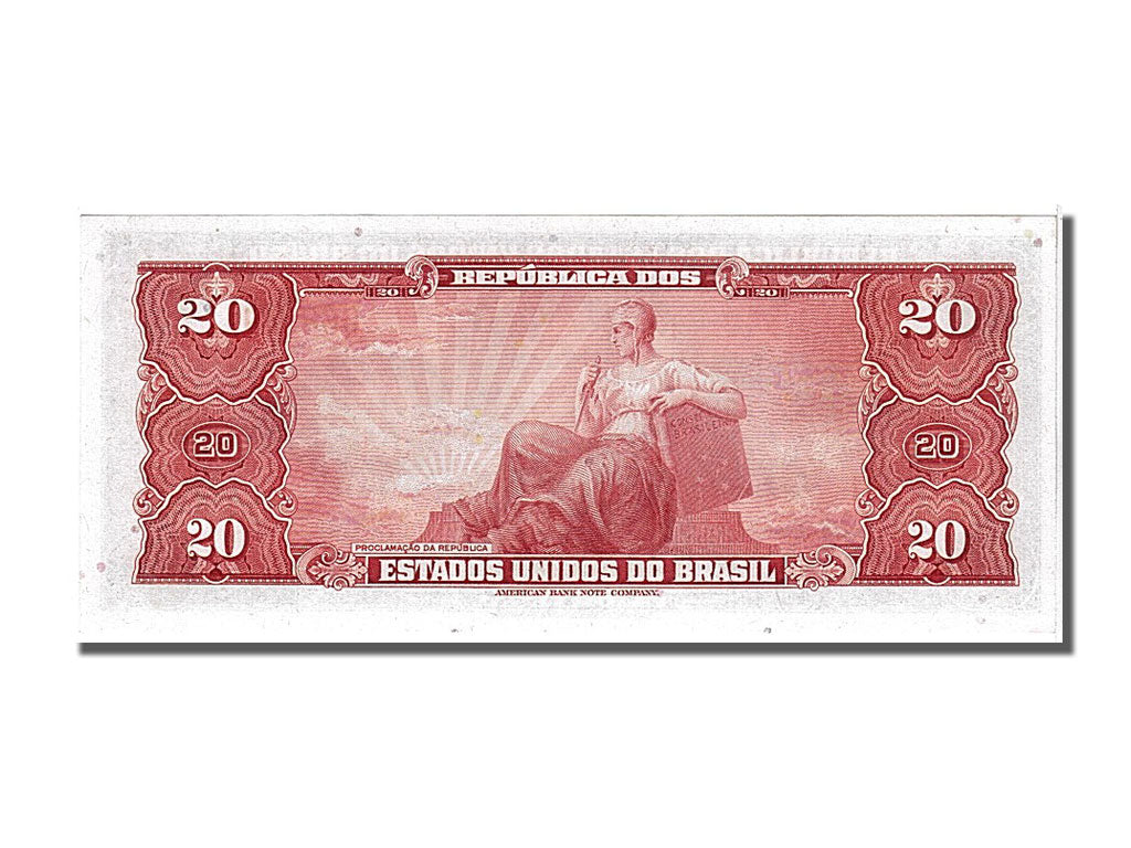 Brazil, 20 Cruzeiros, 1961, KM #168a, UNC(65-70), 068941