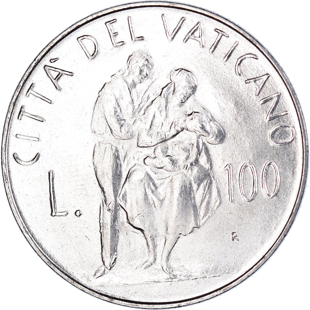 Moneta, CITTÀ DEL VATICANO, John Paul II, 100 Lire, 1982, FDC, Acciaio