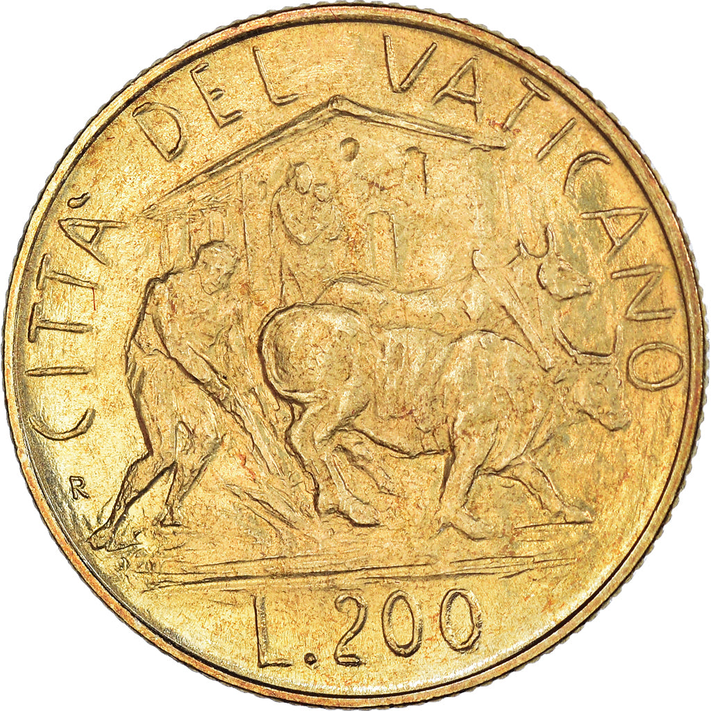 Monnaie, Cité du Vatican, John Paul II, 200 Lire, 1982, Roma, FDC, FDC