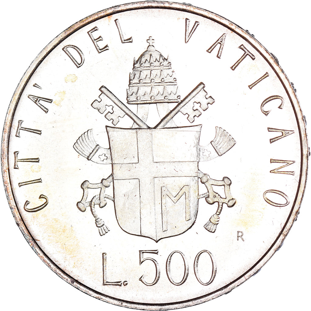 Moneta, CITTÀ DEL VATICANO, John Paul II, 500 Lire, 1981, Roma, FDC, Argento