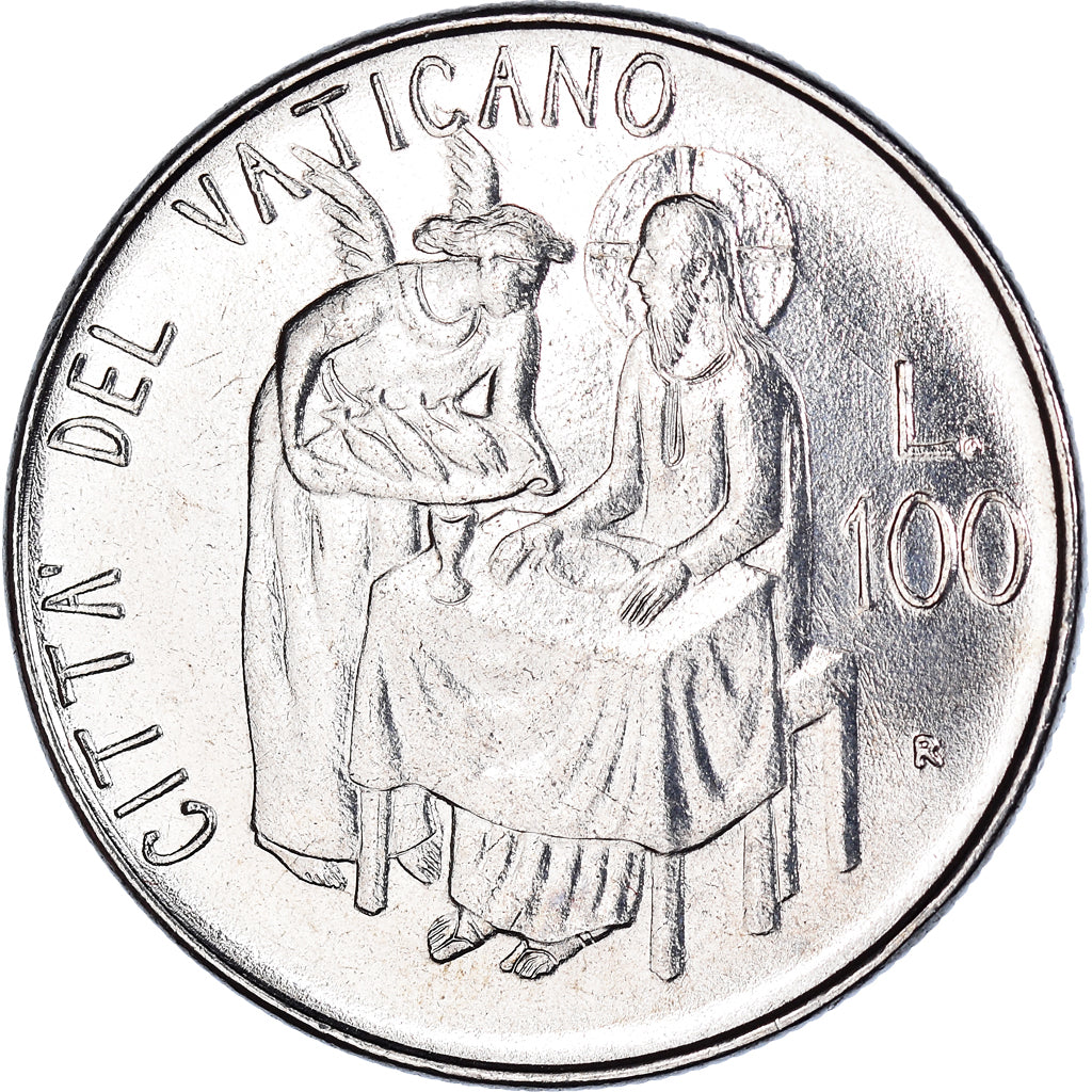Monnaie, Cité du Vatican, John Paul II, 100 Lire, 1981, FDC, SPL, Acier