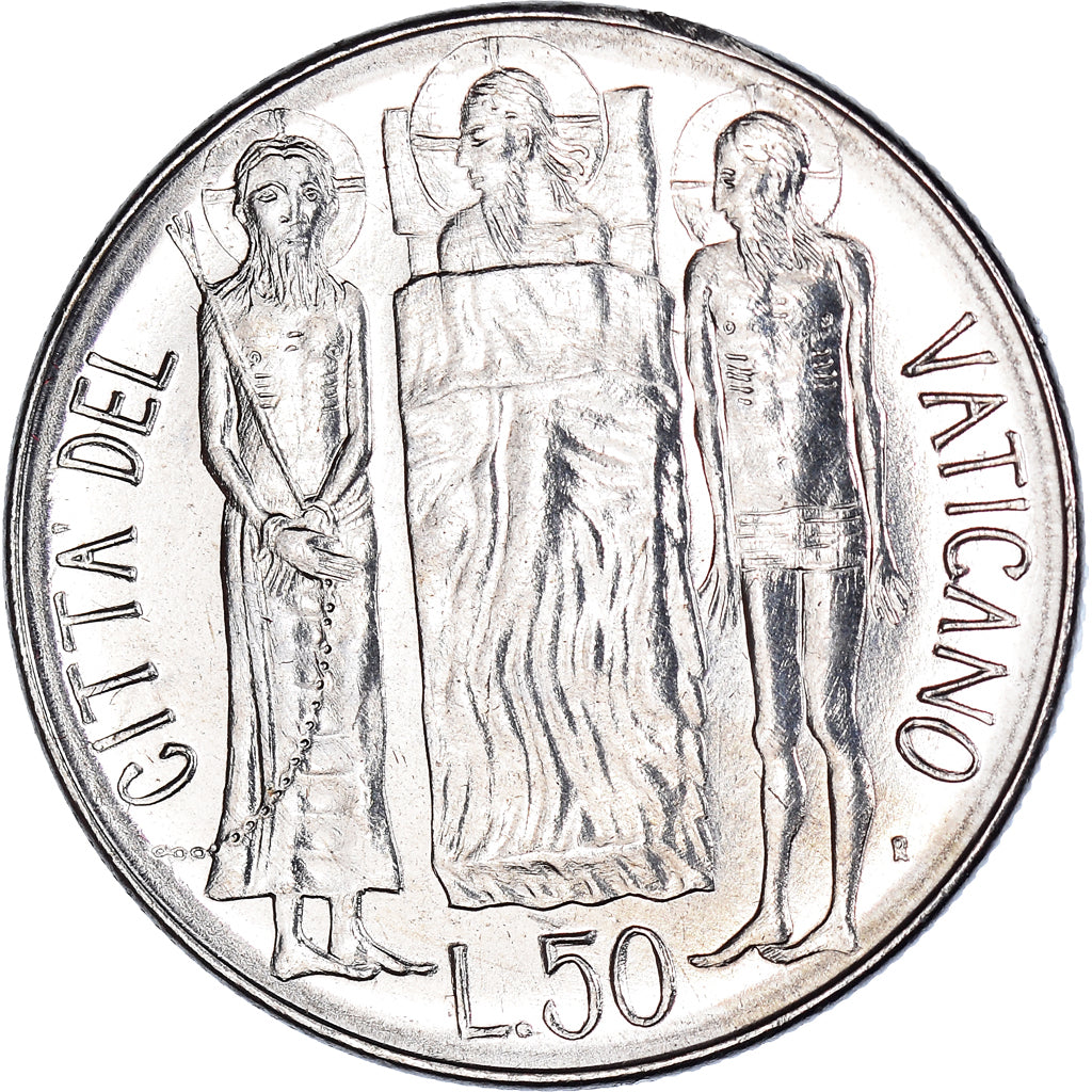 Monnaie, Cité du Vatican, John Paul II, 50 Lire, 1981, Roma, FDC, FDC, Acier