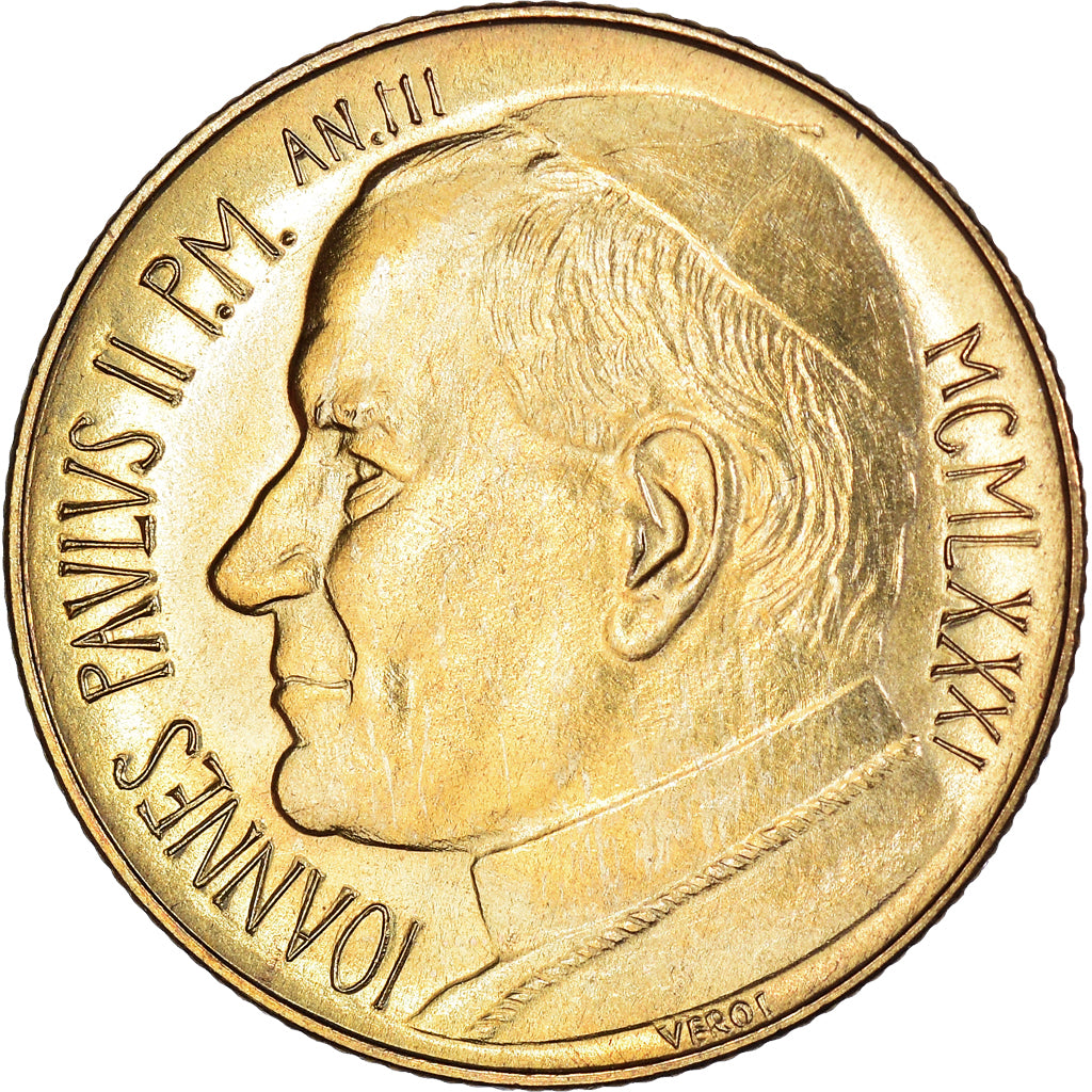 Moneta, CITTÀ DEL VATICANO, John Paul II, 200 Lire, 1981, FDC