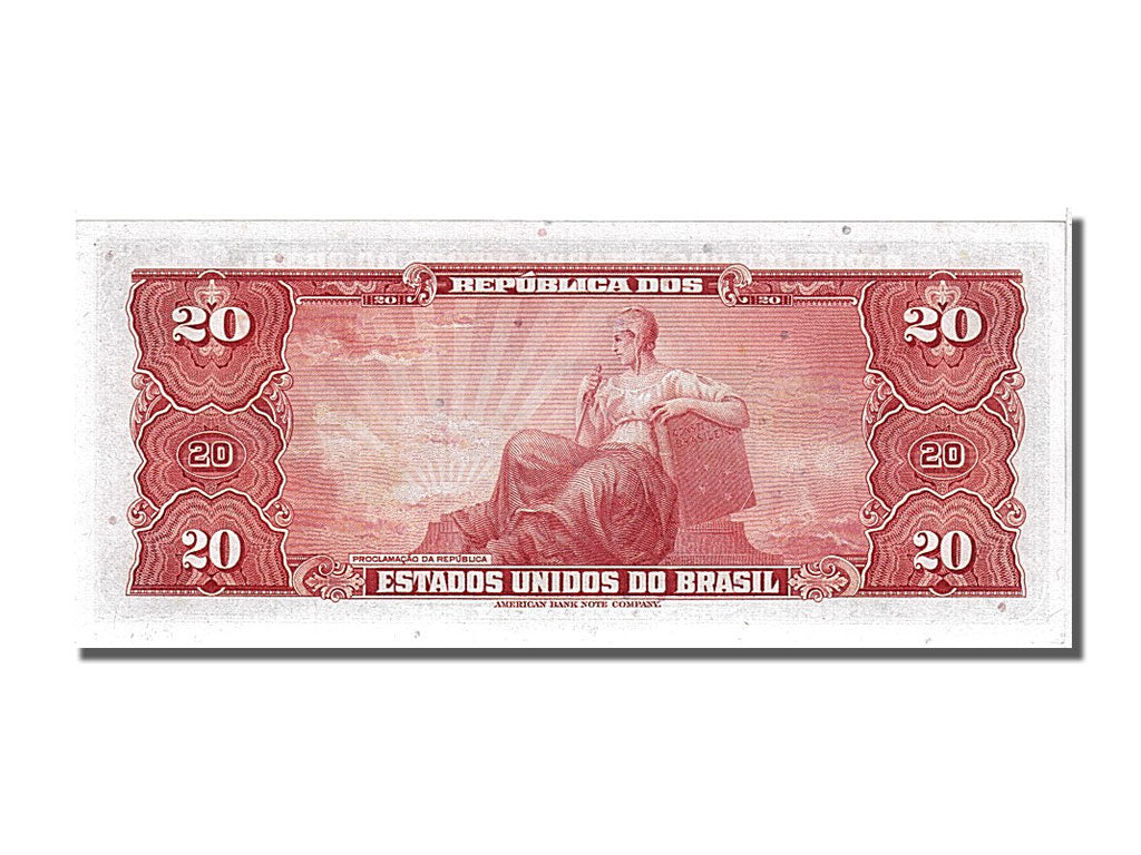 Brazil, 20 Cruzeiros, 1961, KM #168a, UNC(65-70), 068937