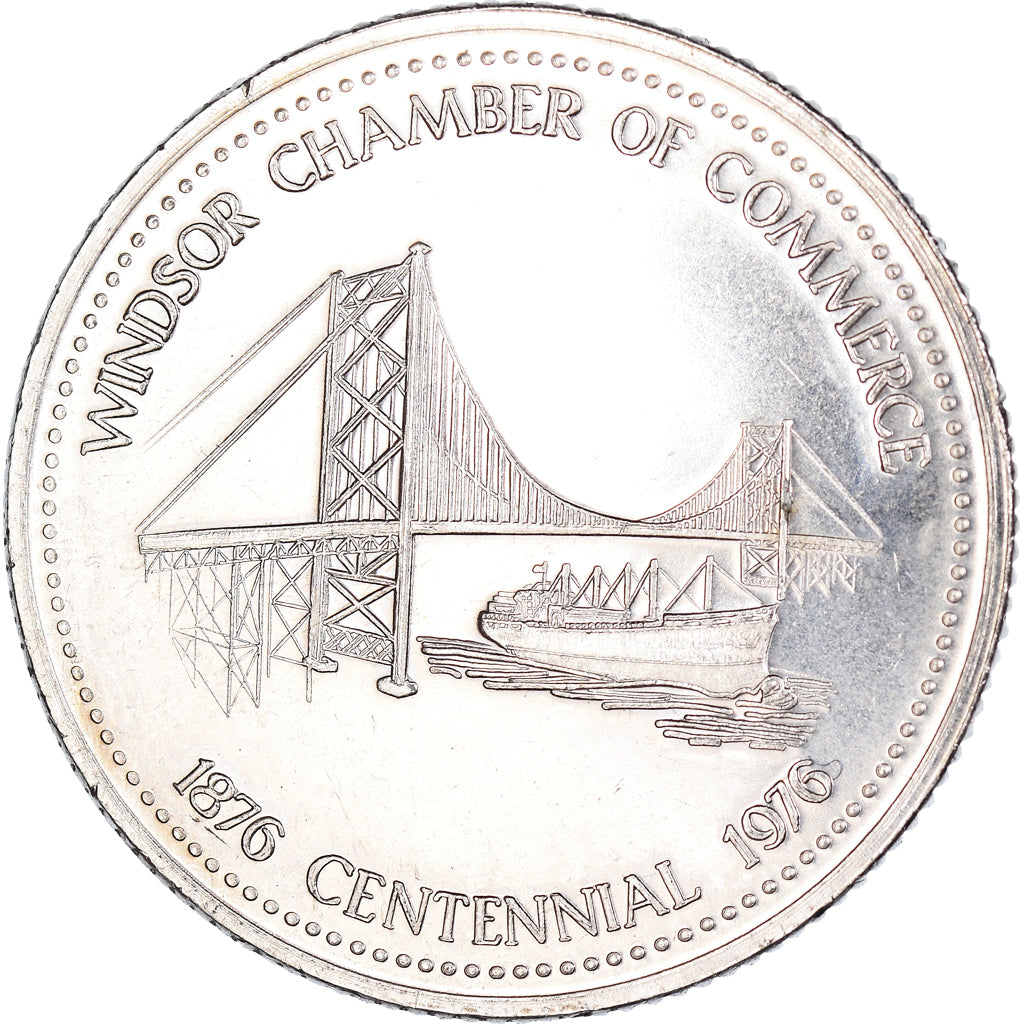 Canada, Token, 1976, Windsor, Ontario - Anniversary Dollar, AU(50-53), Nickel