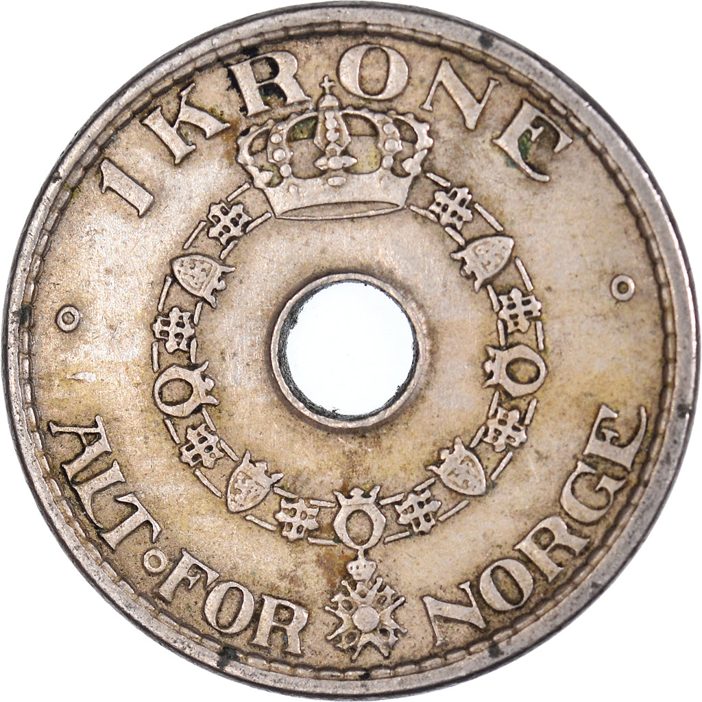 Monnaie, Norvège, 1 Krone, 1950, TTB, Cupro-nickel, KM:385