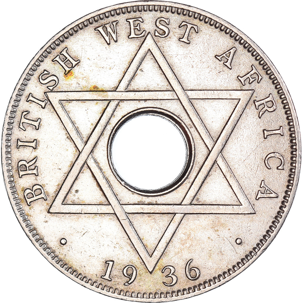 Moneta, AFRICA OCCIDENTALE BRITANNICA, Edward VIII, 1/2 Penny, 1936, BB
