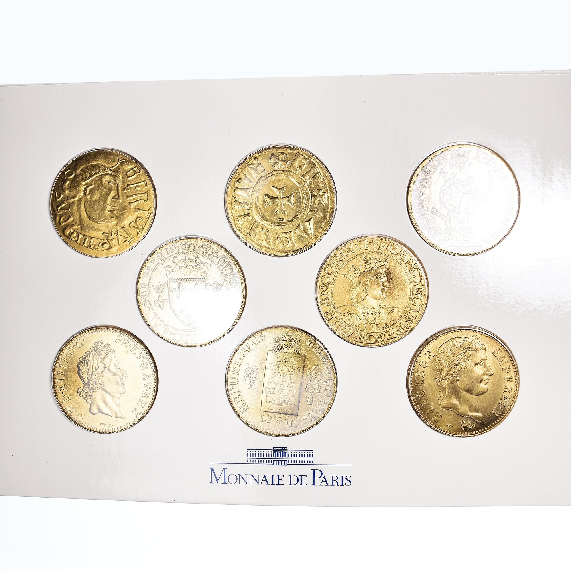 Coin, France, Set, UNE HISTOIRE DE MONNAIE FRANCAISE - MONNAIE DE PARIS