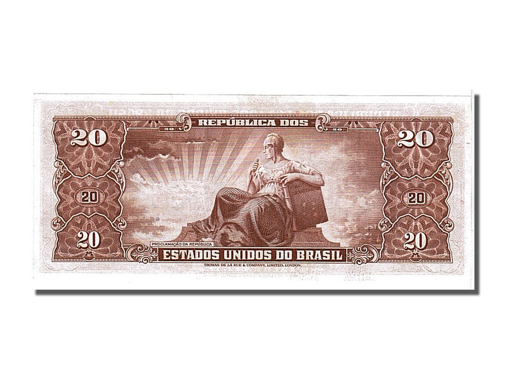 Brazil, 20 Cruzeiros, 1962, KM #178, UNC(65-70), 002661